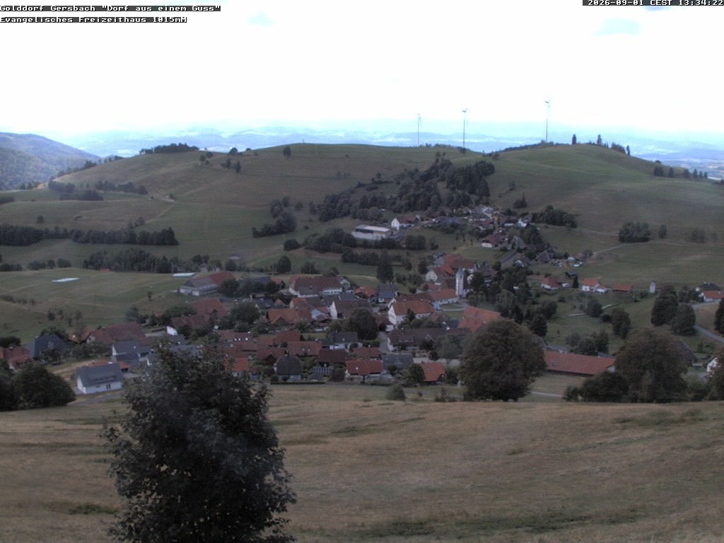Archiv Foto Webcam Schopfheim - Blick über Gersbach