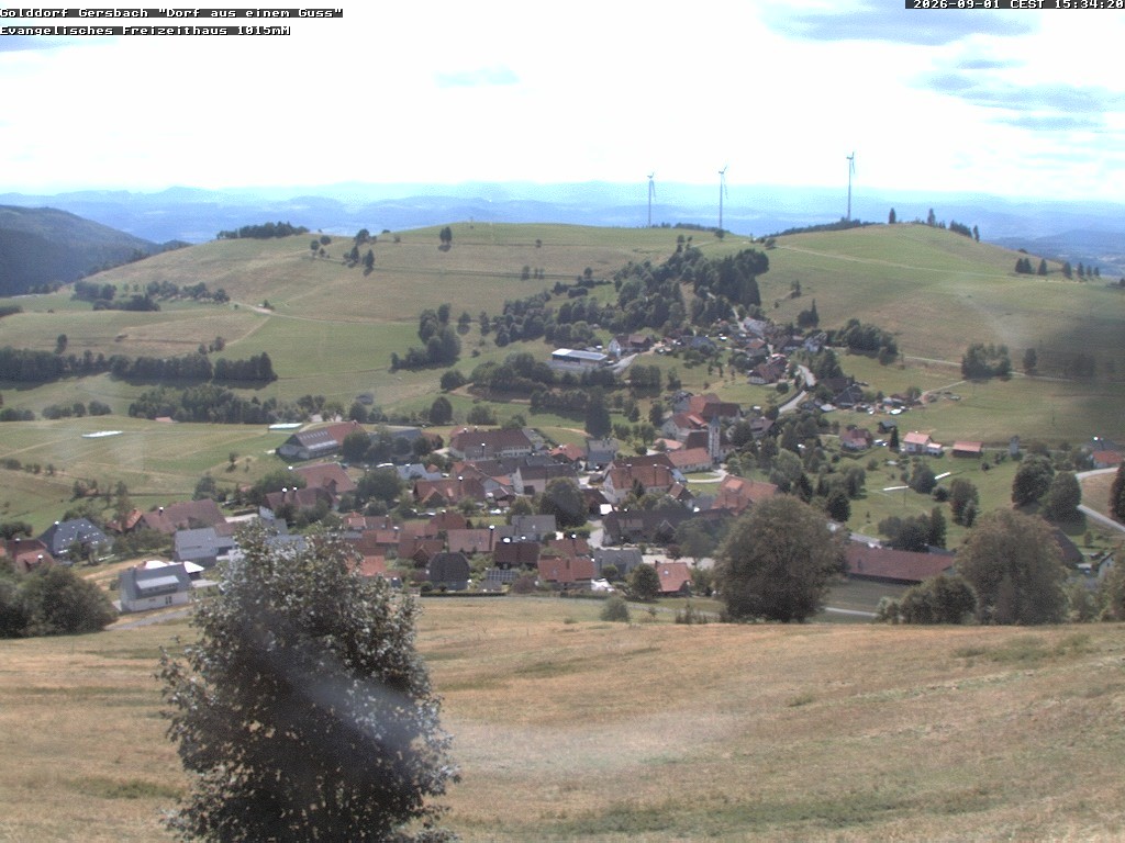 Archiv Foto Webcam Schopfheim - Blick über Gersbach