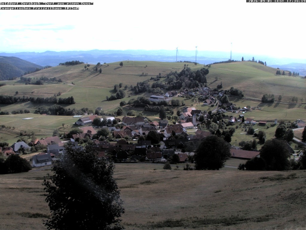 Archiv Foto Webcam Schopfheim - Blick über Gersbach