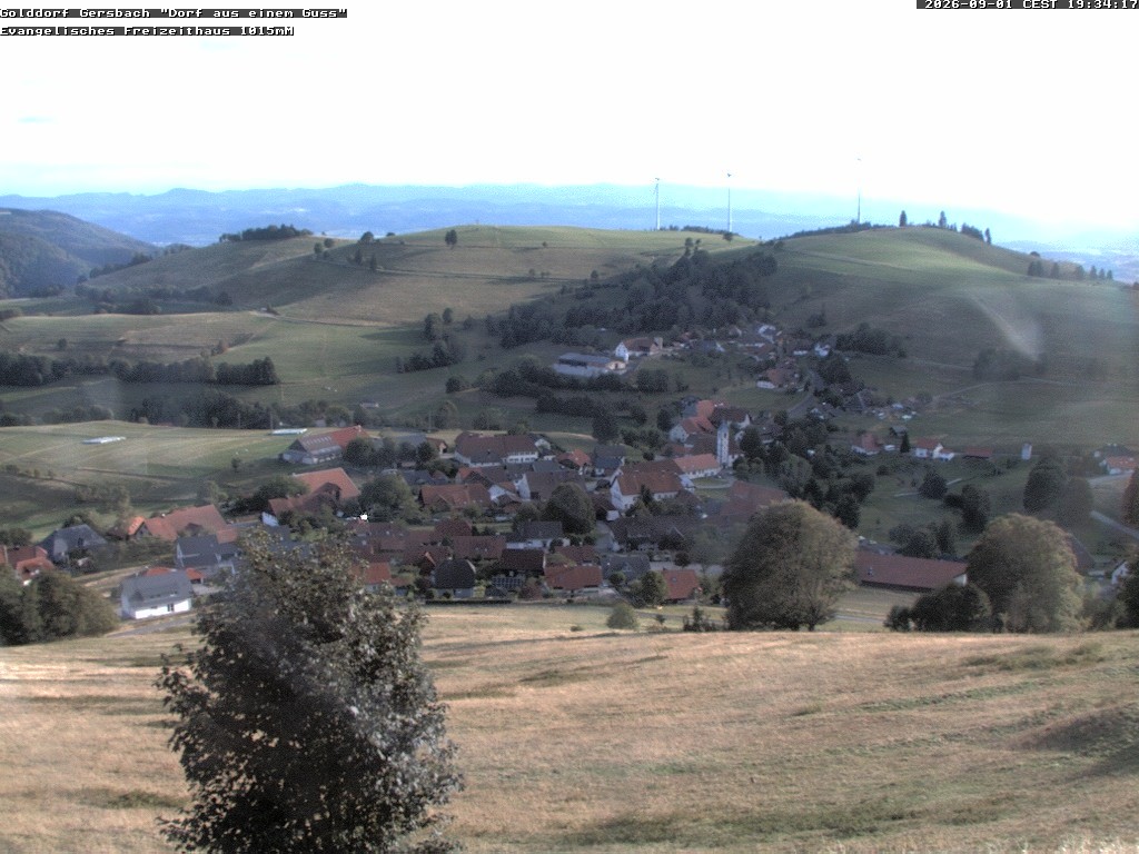 Archiv Foto Webcam Schopfheim - Blick über Gersbach