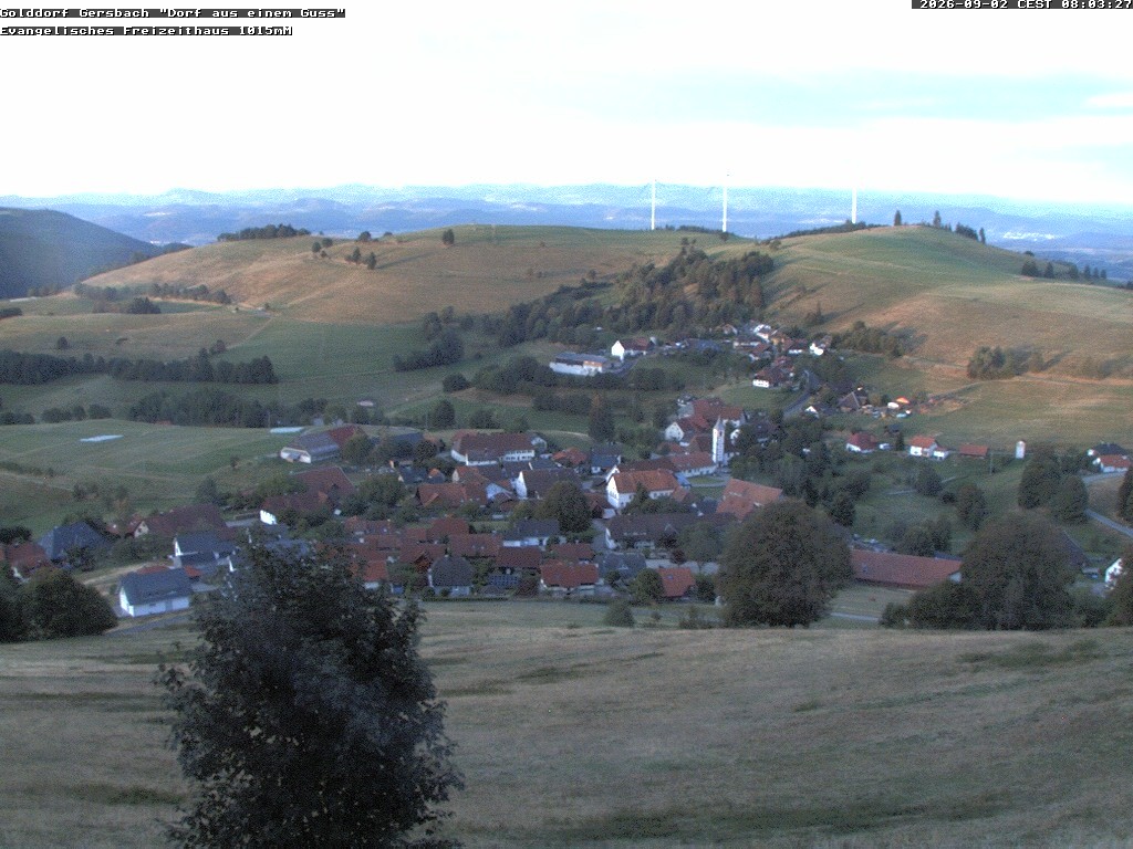 Archiv Foto Webcam Schopfheim - Blick über Gersbach
