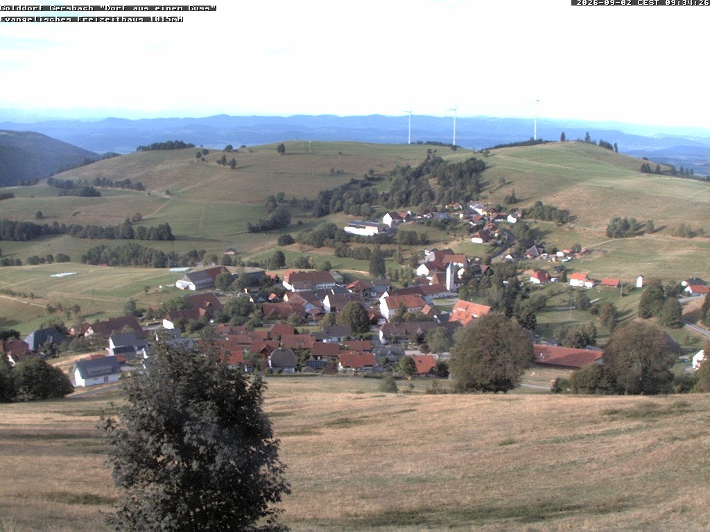 Archiv Foto Webcam Schopfheim - Blick über Gersbach