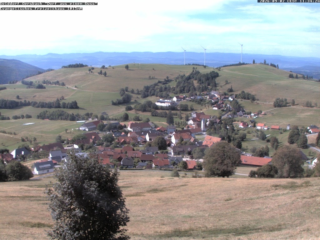 Archiv Foto Webcam Schopfheim - Blick über Gersbach