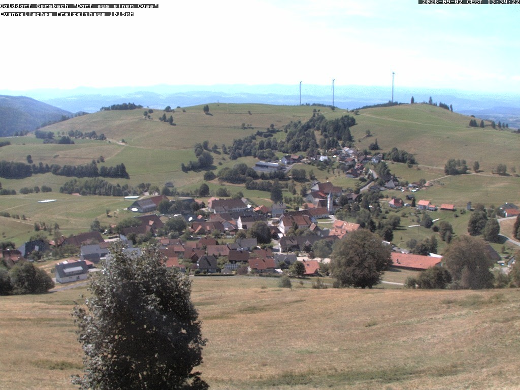Archiv Foto Webcam Schopfheim - Blick über Gersbach