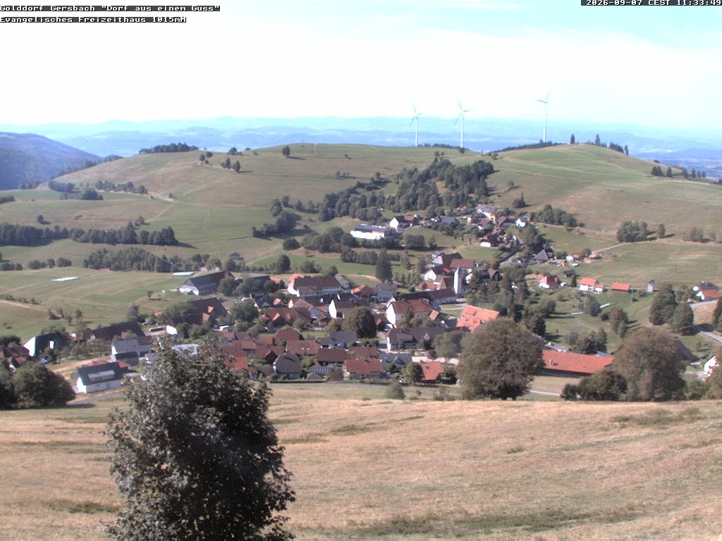 Archived image Webcam Schopfheim - View to Gersbach