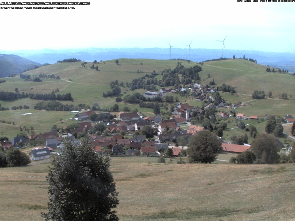 Archived image Webcam Schopfheim - View to Gersbach