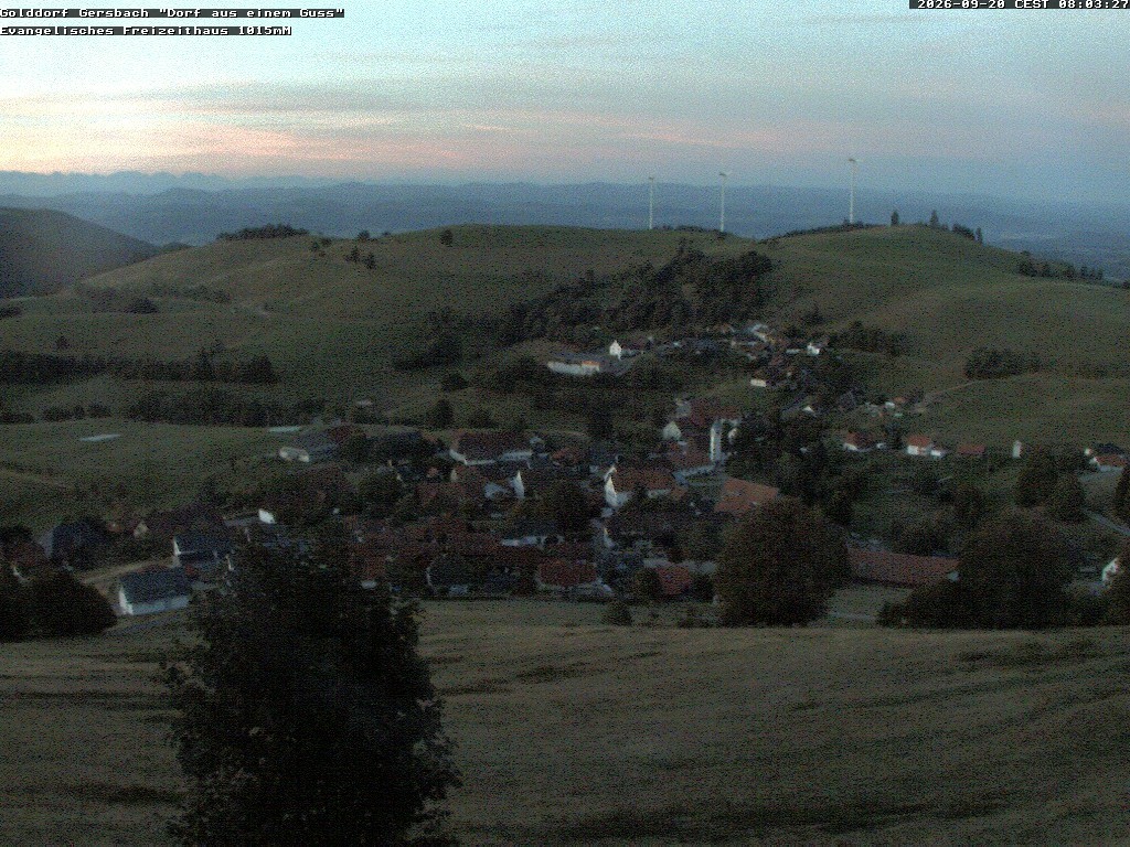 Archiv Foto Webcam Schopfheim - Blick über Gersbach