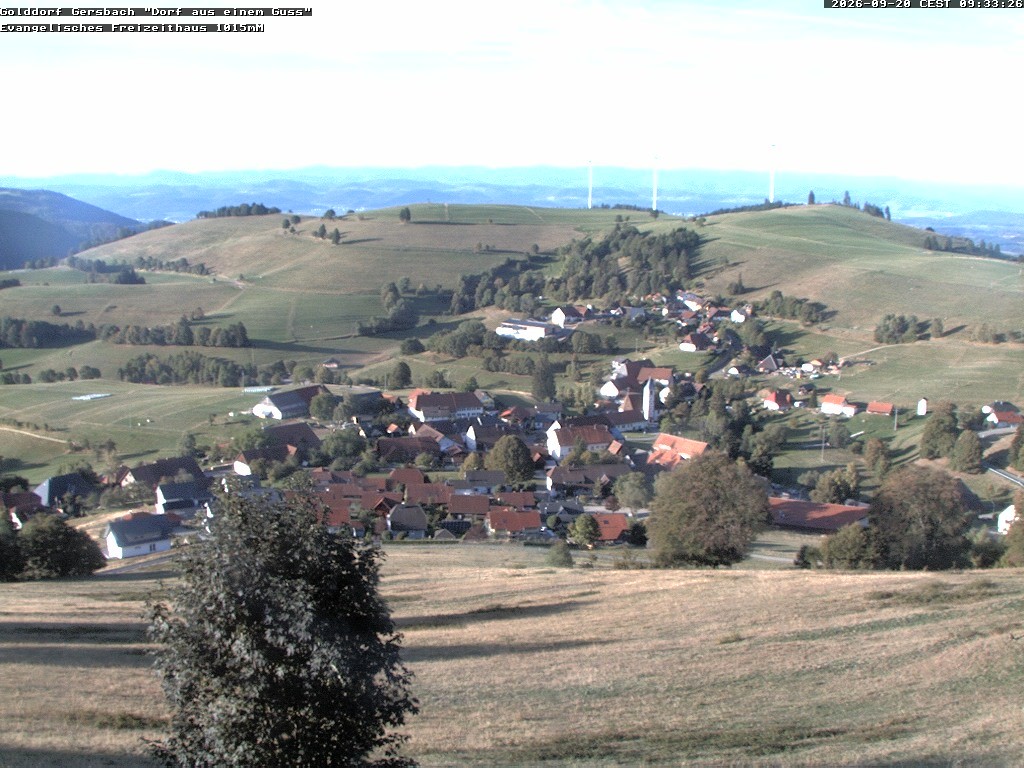 Archiv Foto Webcam Schopfheim - Blick über Gersbach