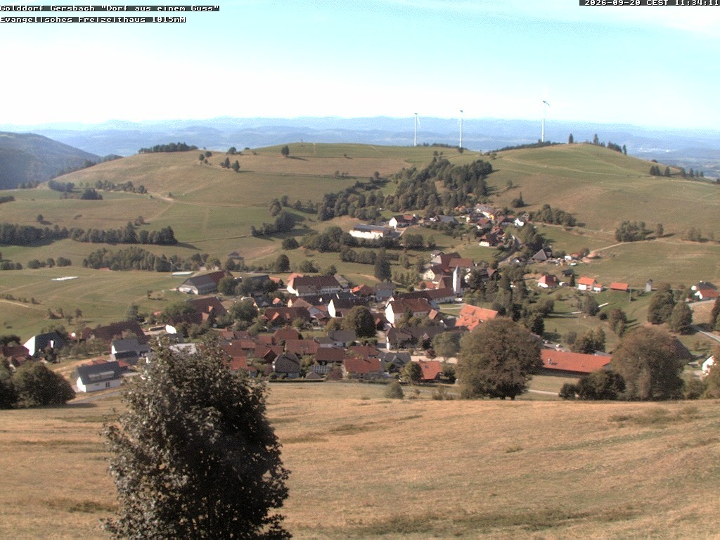 Archiv Foto Webcam Schopfheim - Blick über Gersbach