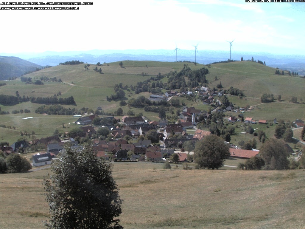 Archiv Foto Webcam Schopfheim - Blick über Gersbach