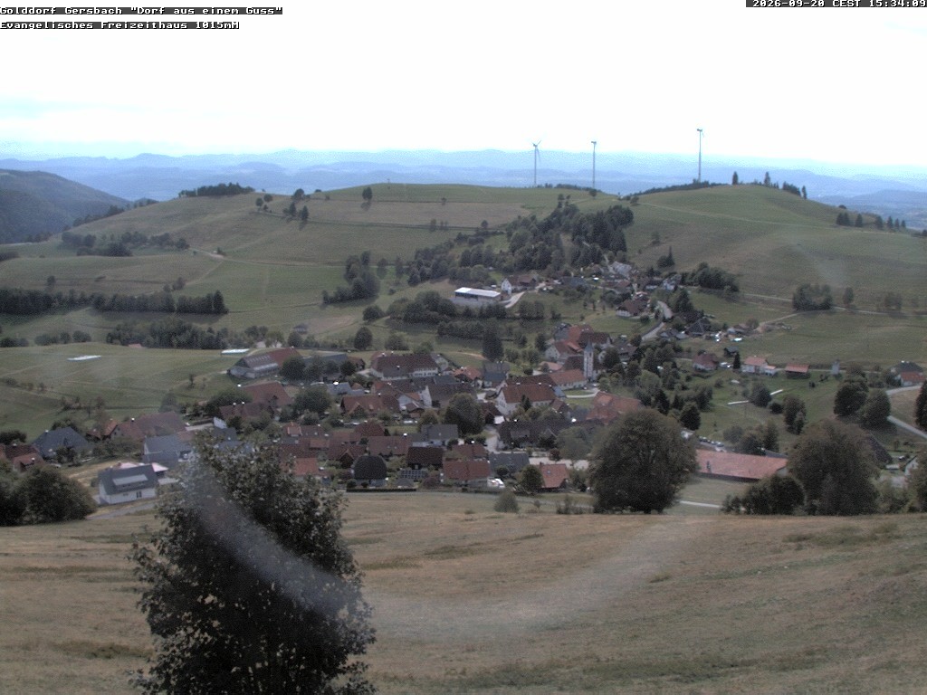 Archiv Foto Webcam Schopfheim - Blick über Gersbach