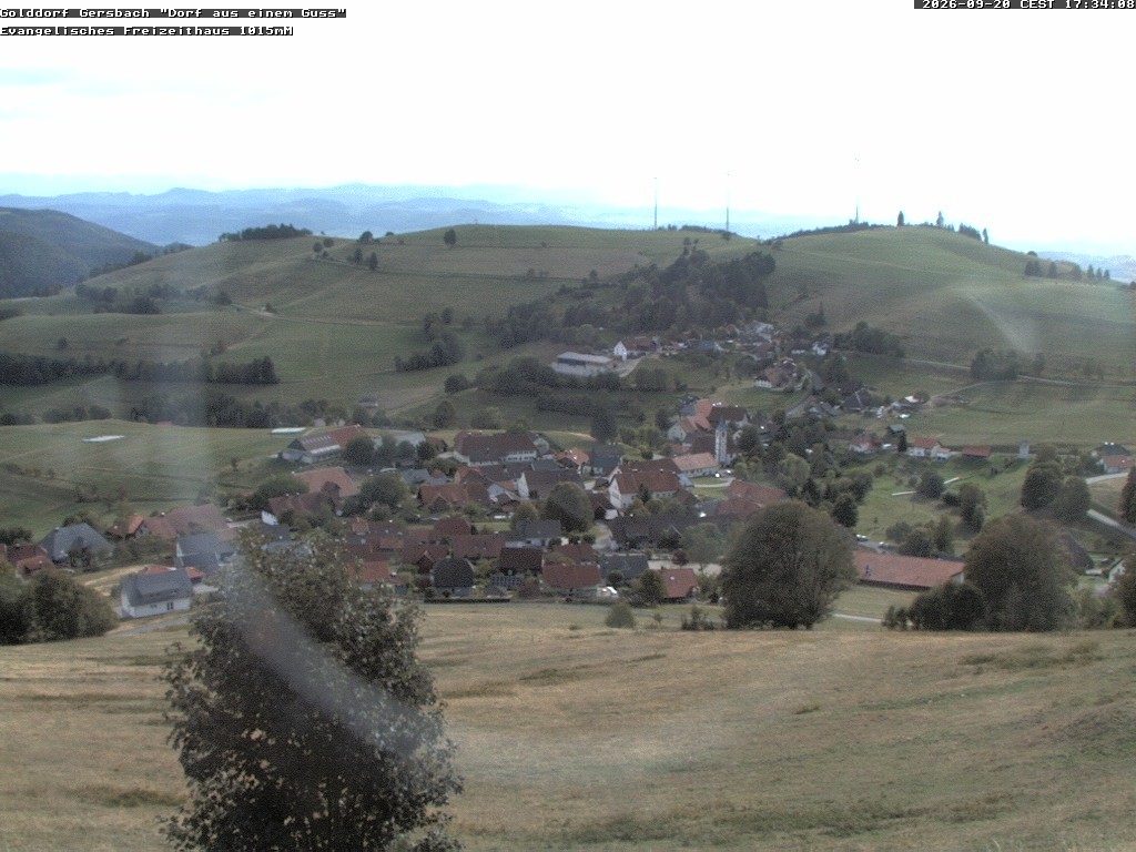 Archiv Foto Webcam Schopfheim - Blick über Gersbach