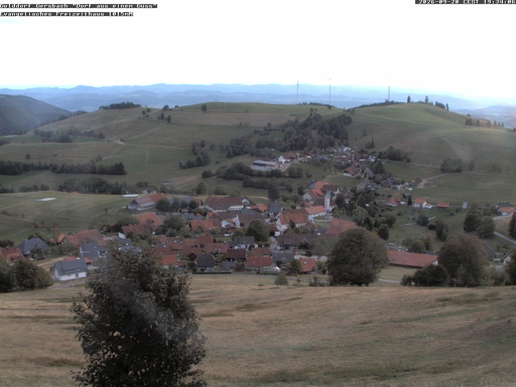 Archiv Foto Webcam Schopfheim - Blick über Gersbach