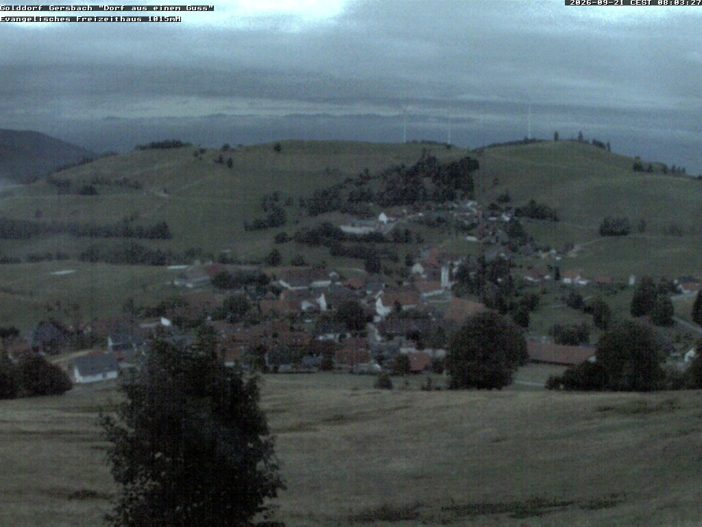 Archiv Foto Webcam Schopfheim - Blick über Gersbach