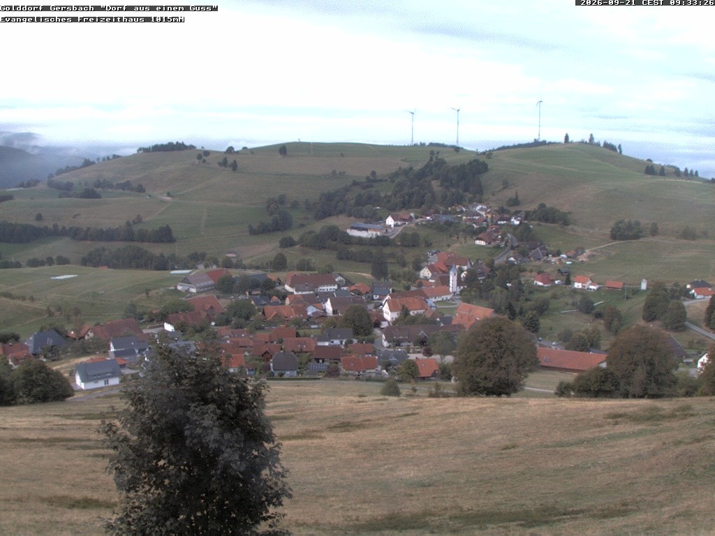 Archiv Foto Webcam Schopfheim - Blick über Gersbach