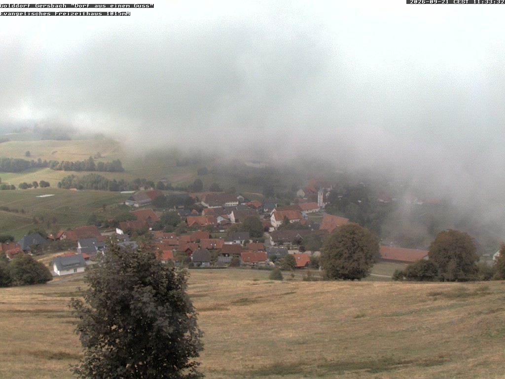 Archiv Foto Webcam Schopfheim - Blick über Gersbach