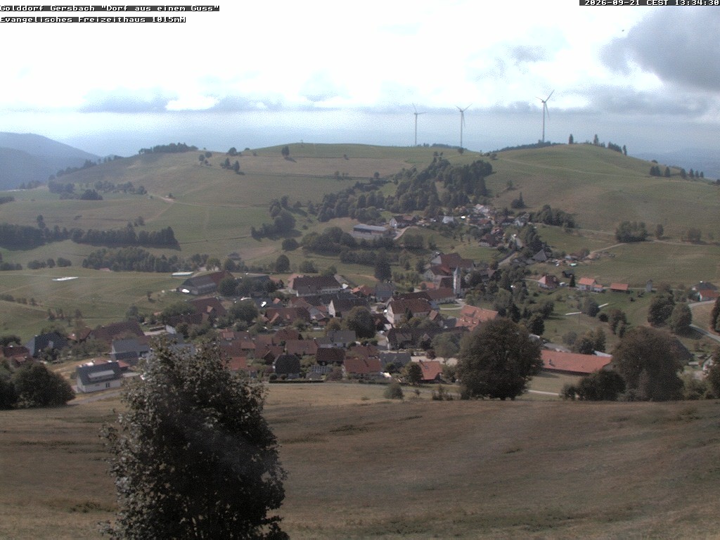 Archiv Foto Webcam Schopfheim - Blick über Gersbach