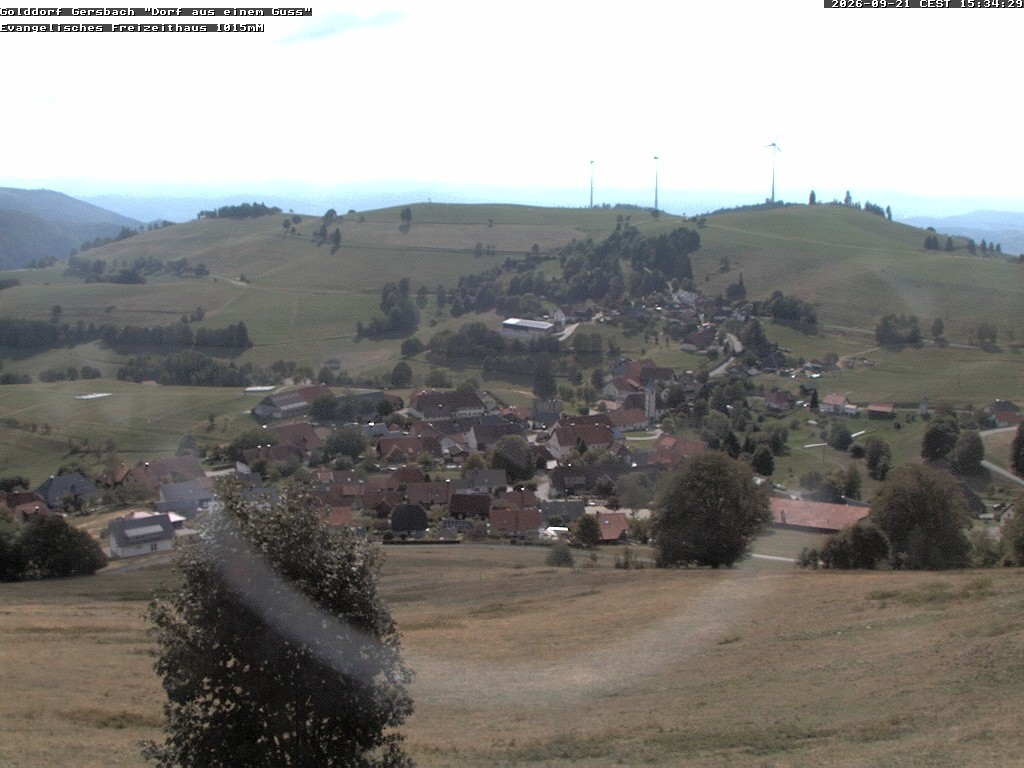 Archiv Foto Webcam Schopfheim - Blick über Gersbach