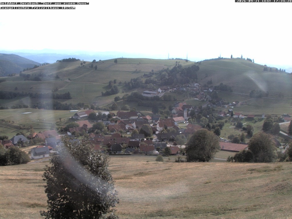 Archiv Foto Webcam Schopfheim - Blick über Gersbach