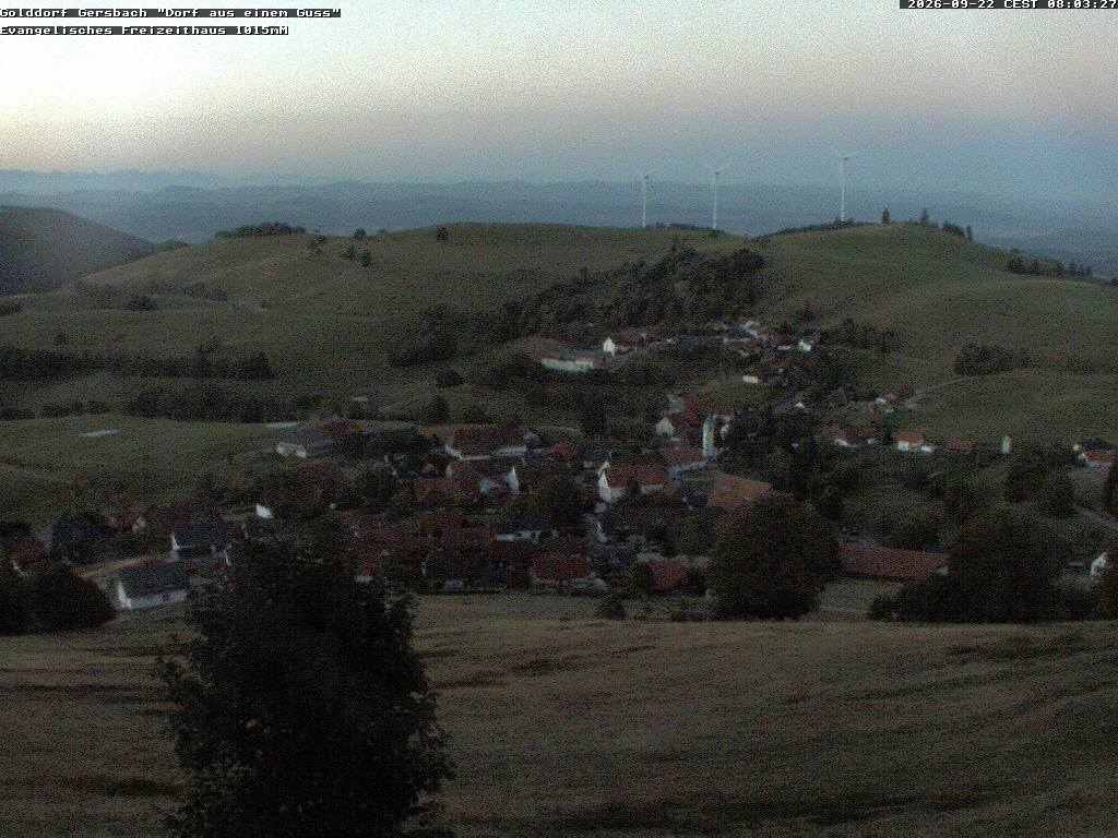 Archiv Foto Webcam Schopfheim - Blick über Gersbach