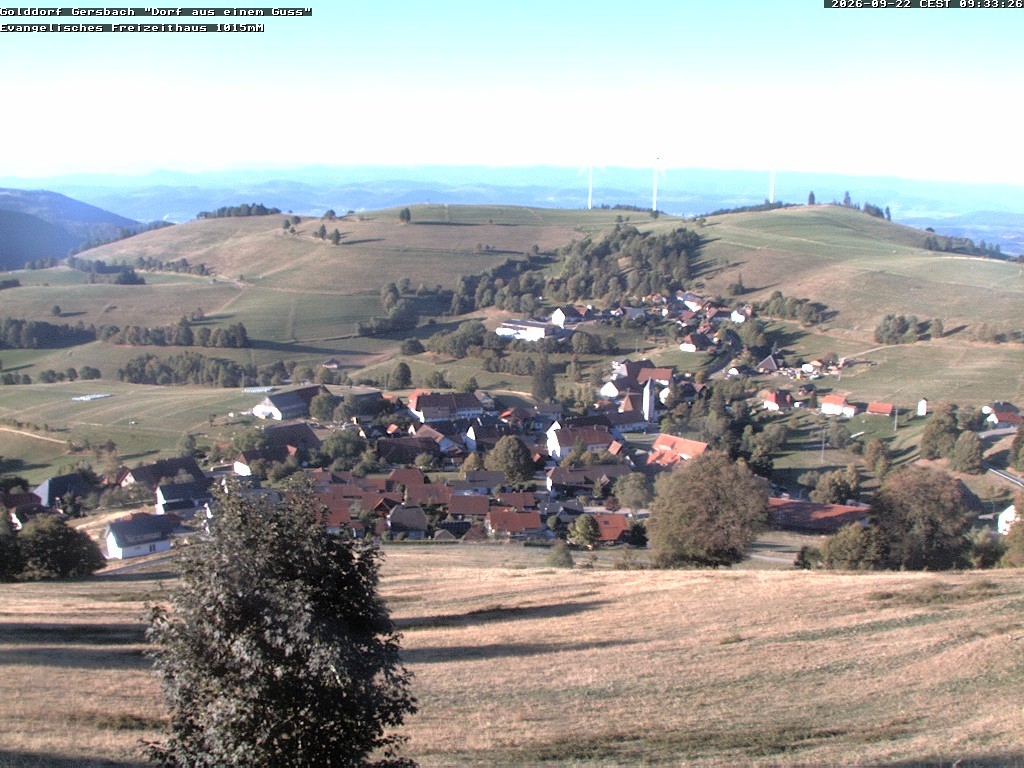 Archiv Foto Webcam Schopfheim - Blick über Gersbach