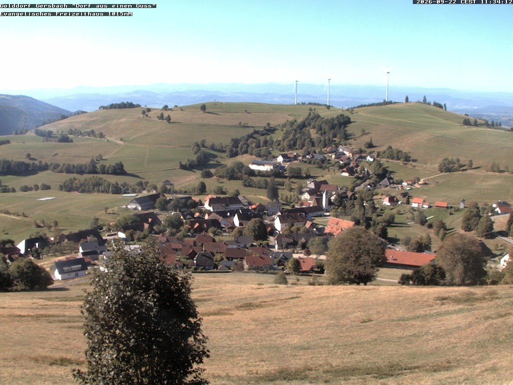 Archiv Foto Webcam Schopfheim - Blick über Gersbach