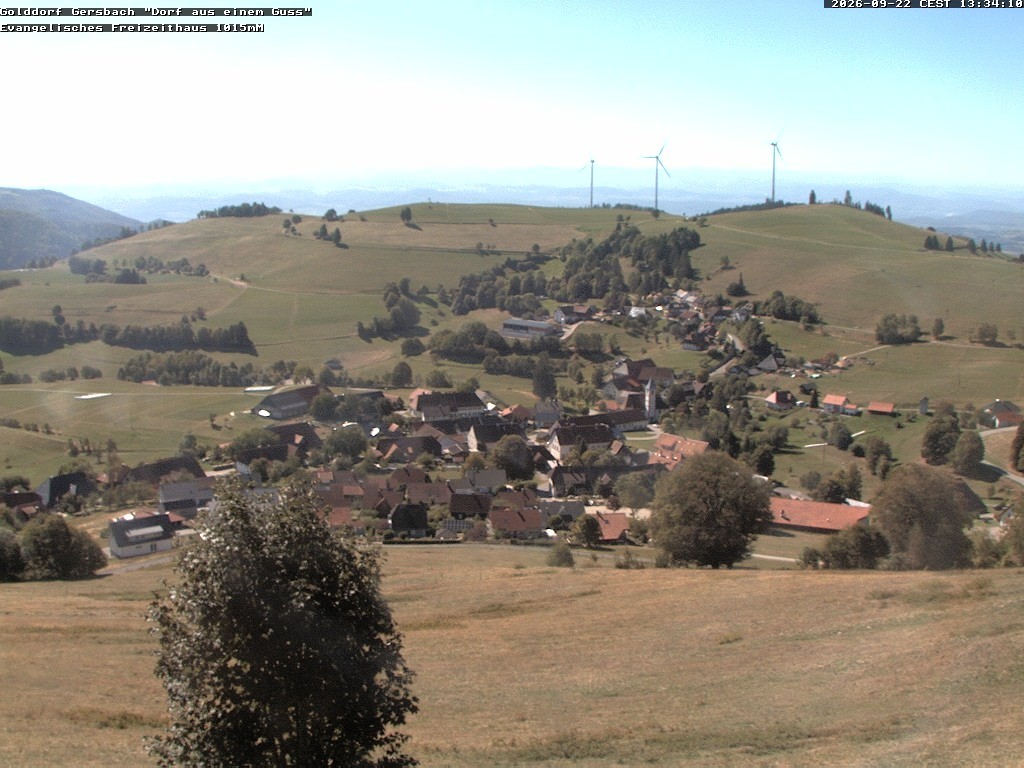Archiv Foto Webcam Schopfheim - Blick über Gersbach