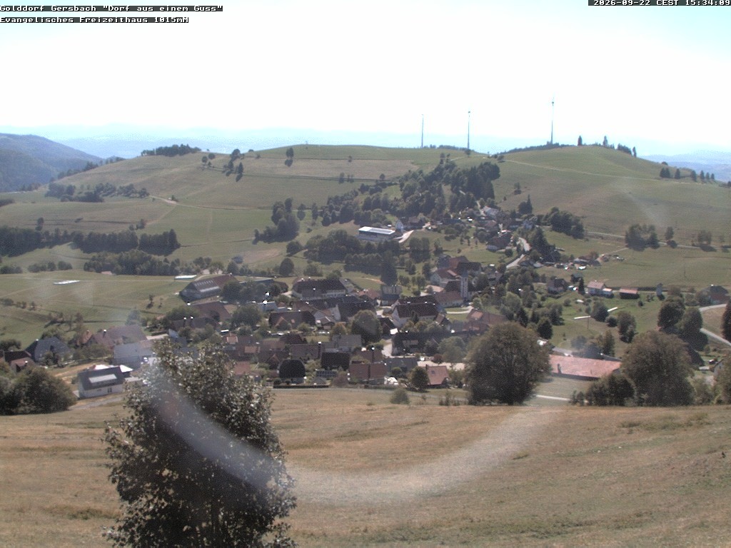 Archiv Foto Webcam Schopfheim - Blick über Gersbach