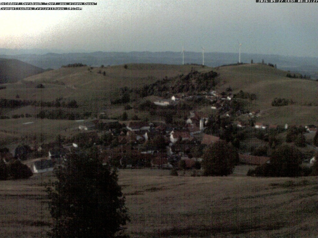 Archiv Foto Webcam Schopfheim - Blick über Gersbach