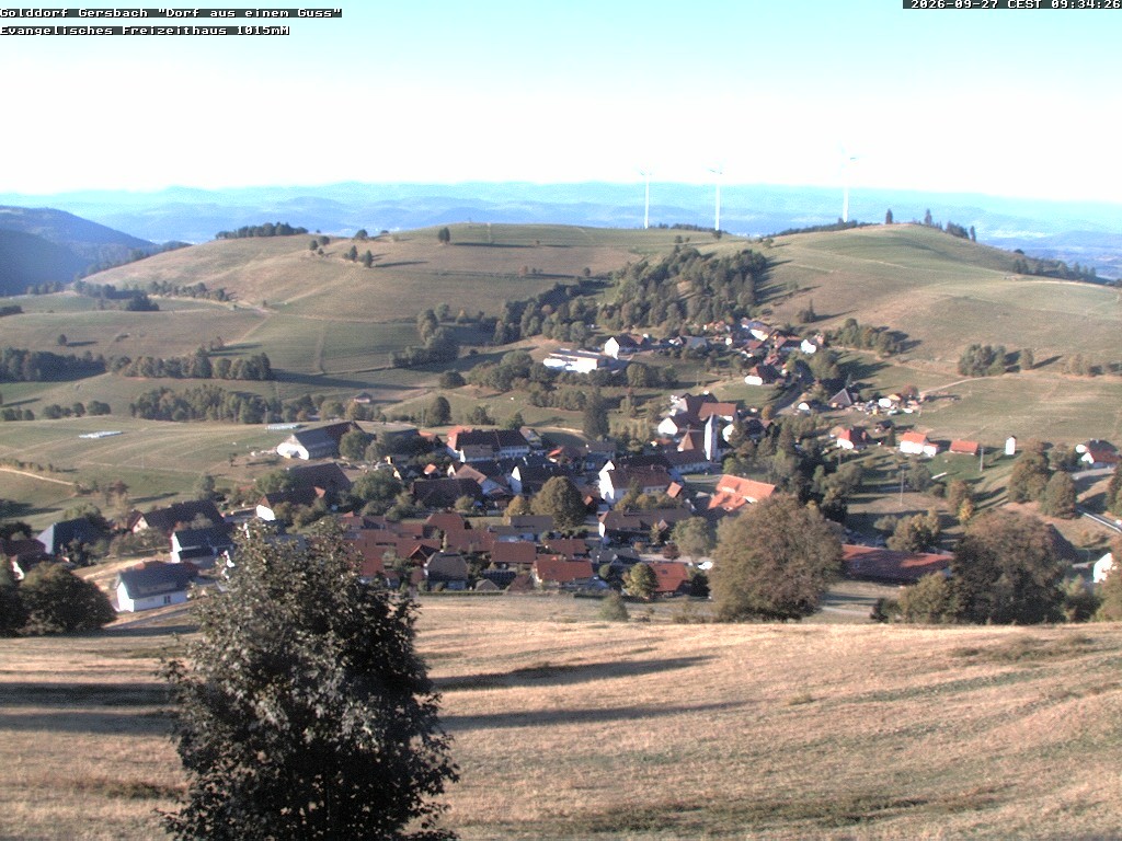 Archiv Foto Webcam Schopfheim - Blick über Gersbach