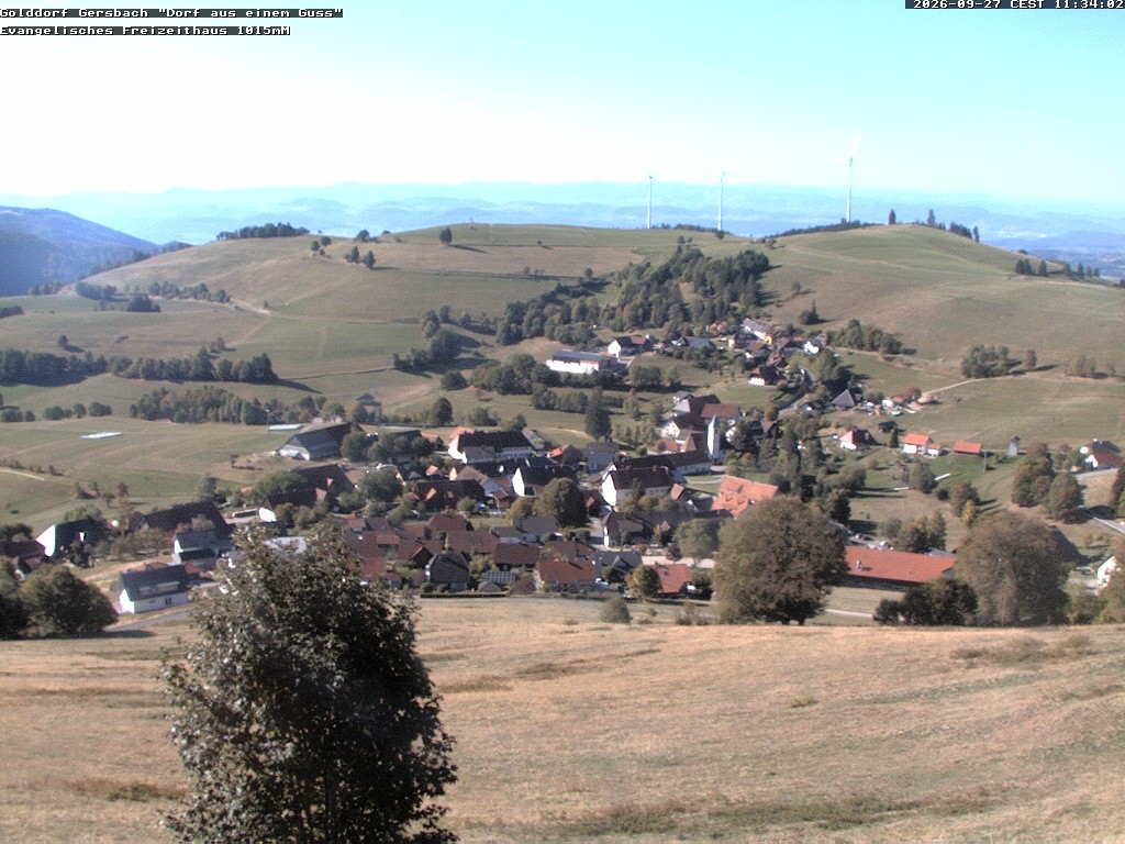 Archiv Foto Webcam Schopfheim - Blick über Gersbach