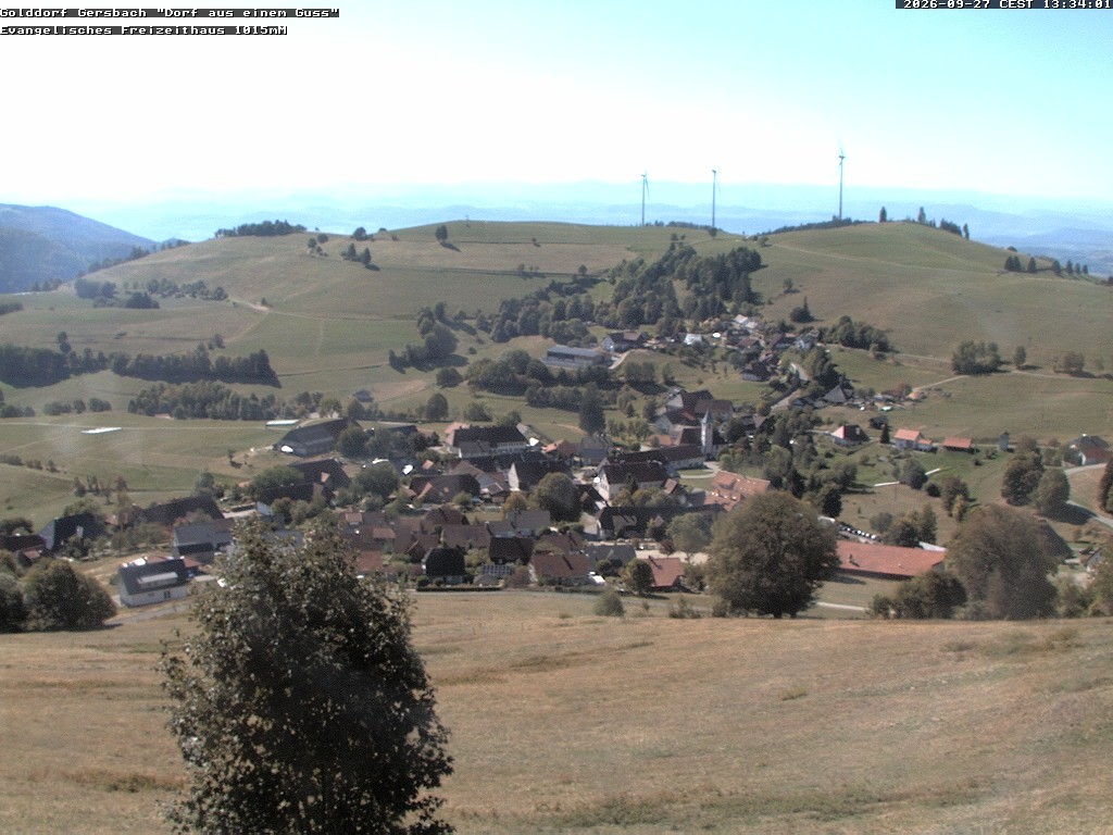 Archiv Foto Webcam Schopfheim - Blick über Gersbach
