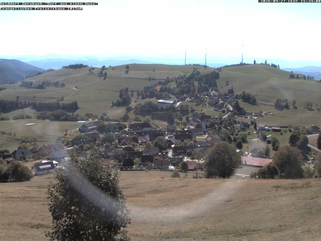 Archiv Foto Webcam Schopfheim - Blick über Gersbach