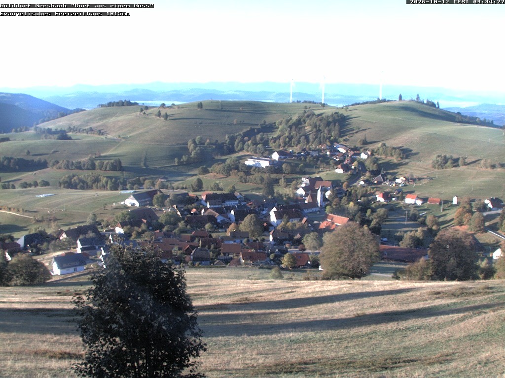 Archiv Foto Webcam Schopfheim - Blick über Gersbach