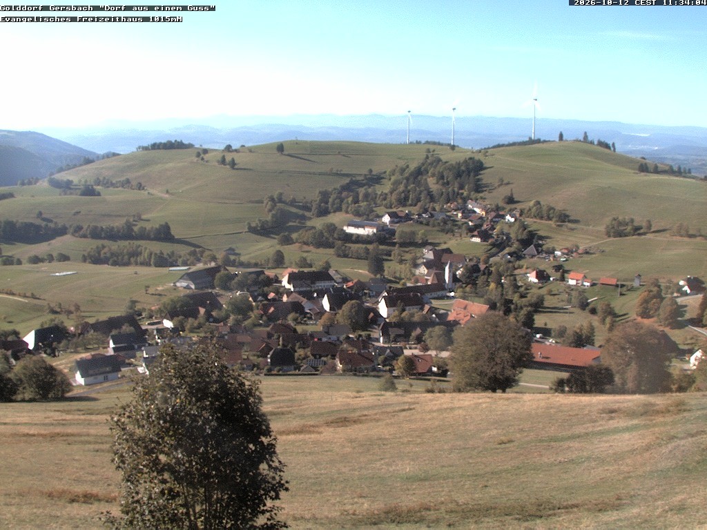 Archiv Foto Webcam Schopfheim - Blick über Gersbach