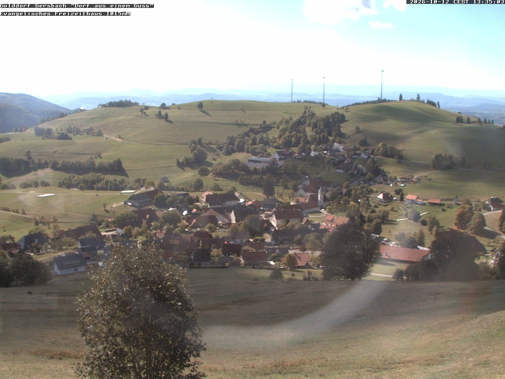 Archiv Foto Webcam Schopfheim - Blick über Gersbach