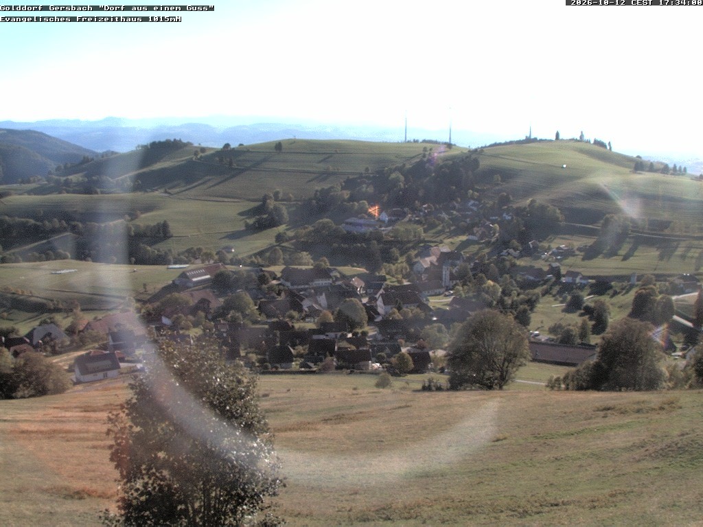 Archiv Foto Webcam Schopfheim - Blick über Gersbach