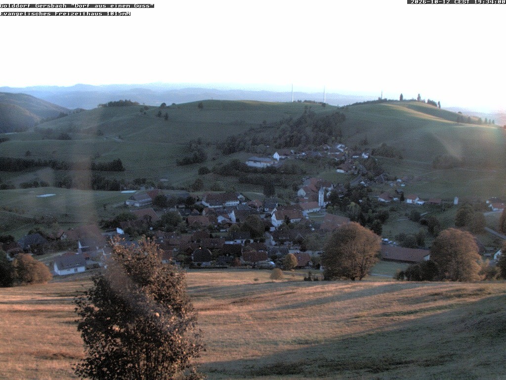 Archiv Foto Webcam Schopfheim - Blick über Gersbach