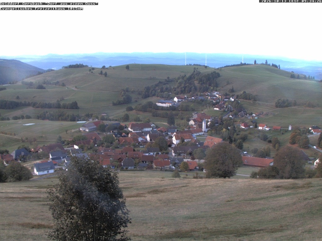 Archiv Foto Webcam Schopfheim - Blick über Gersbach