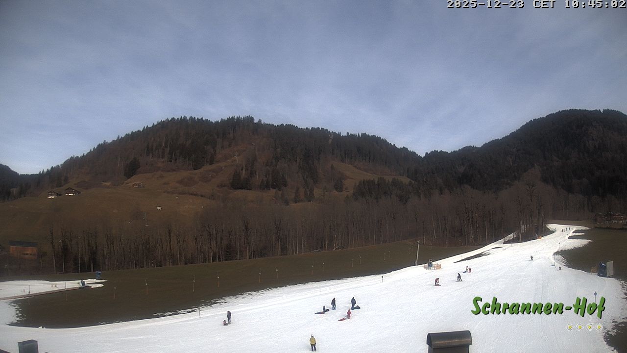 Archiv Foto Webcam Schoppernau: Schrannen-Hof