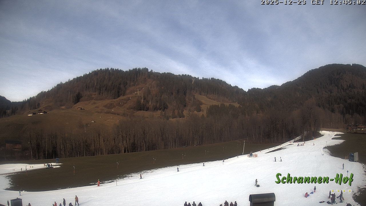 Archiv Foto Webcam Schoppernau: Schrannen-Hof