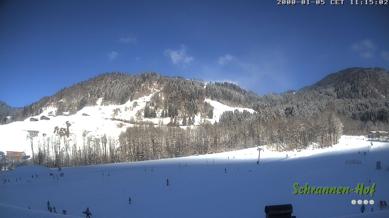 Archiv Foto Webcam Schoppernau: Schrannen-Hof