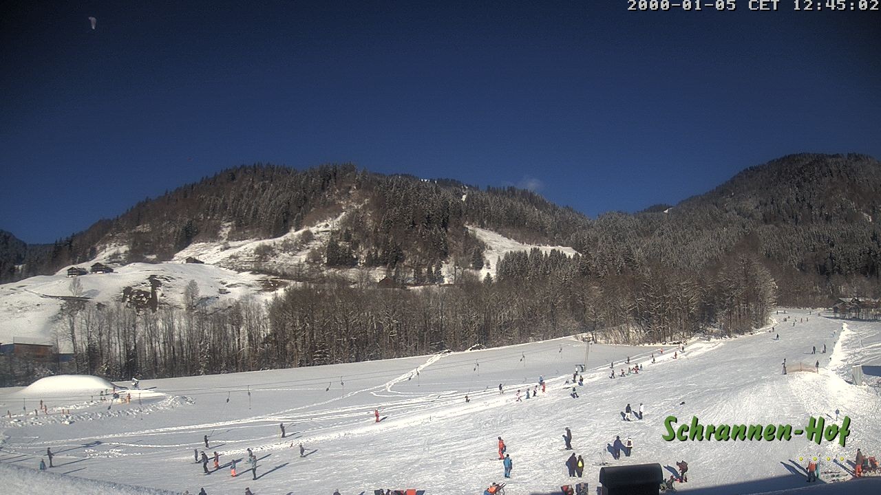 Archiv Foto Webcam Schoppernau: Schrannen-Hof