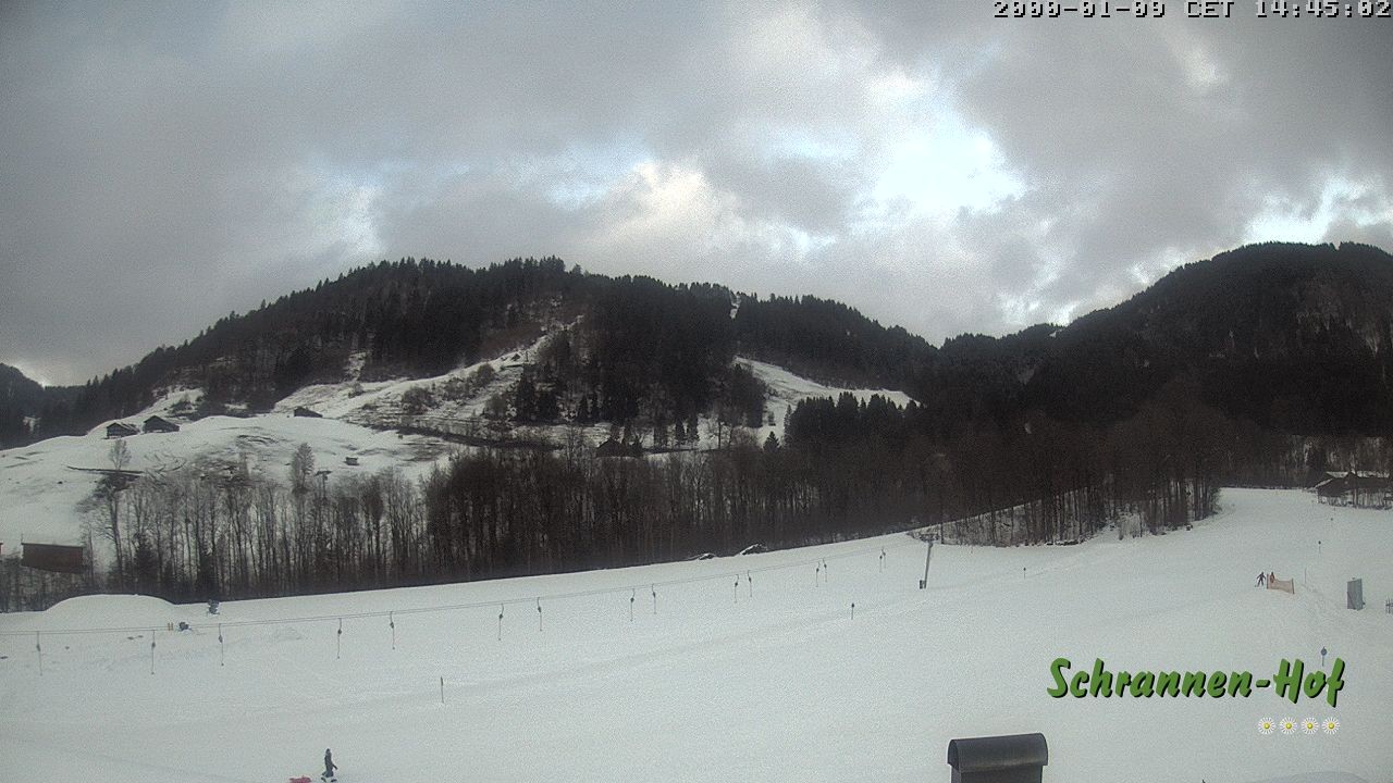 Archived image Webcam Mt. Diedamskopf - Schrannen-Hof