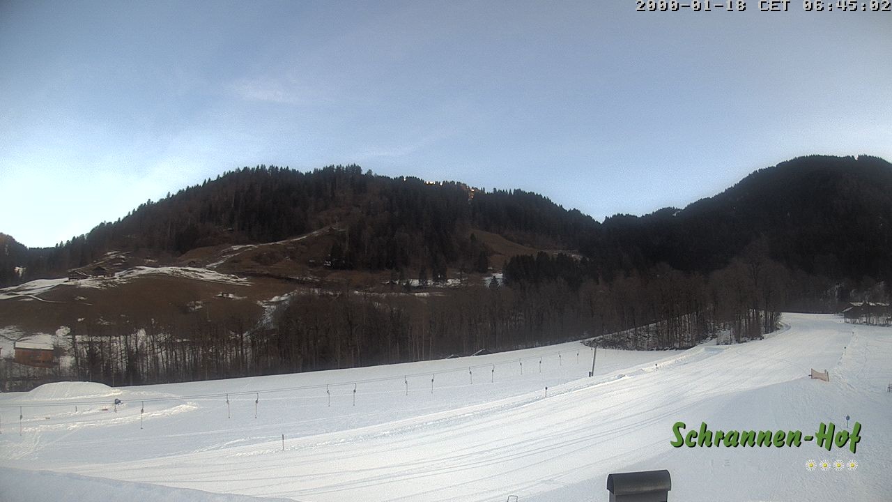 Archiv Foto Webcam Schoppernau: Schrannen-Hof