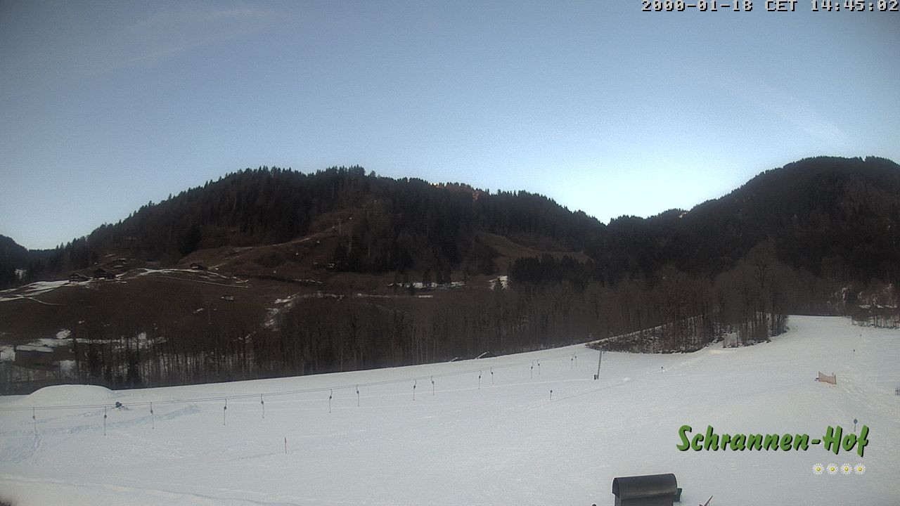 Archiv Foto Webcam Schoppernau: Schrannen-Hof