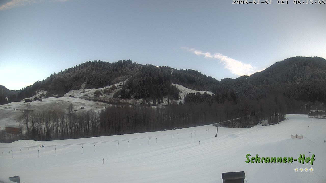 Archiv Foto Webcam Schoppernau: Schrannen-Hof