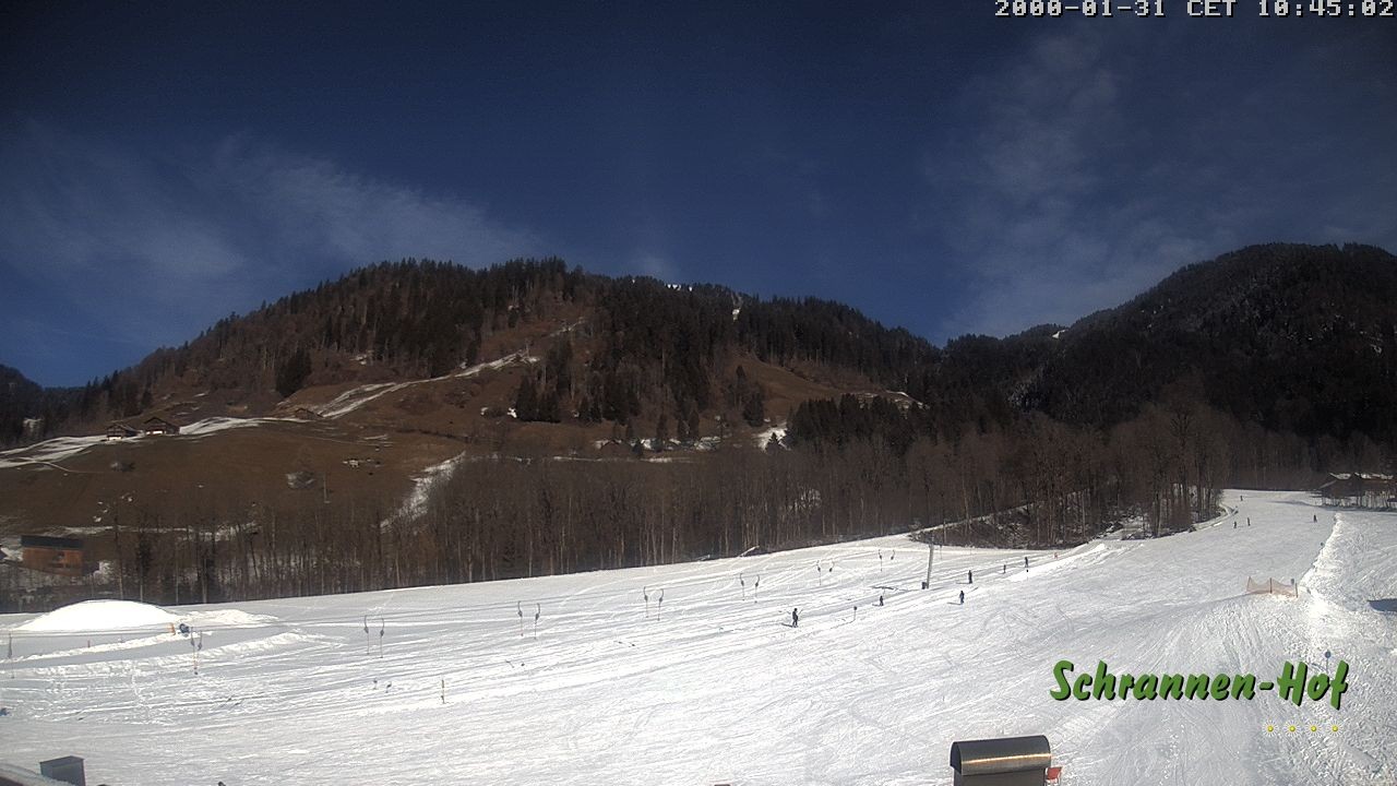 Archiv Foto Webcam Schoppernau: Schrannen-Hof