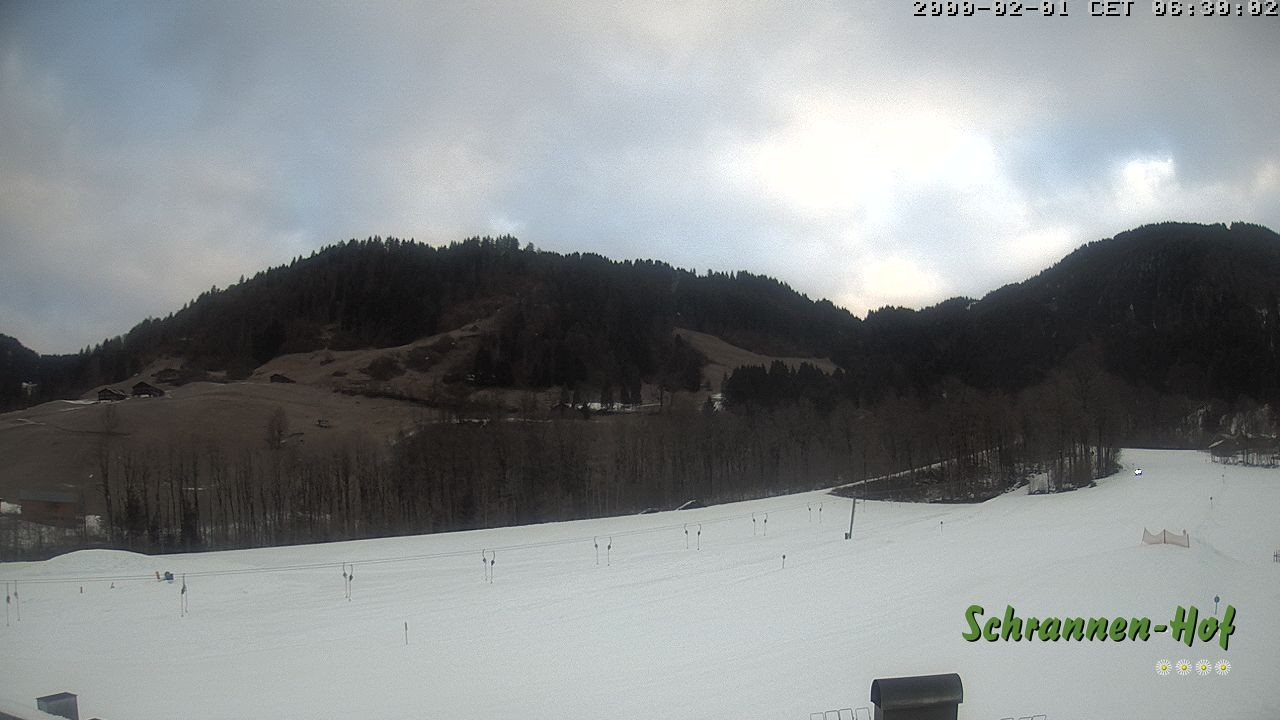 Archiv Foto Webcam Schoppernau: Schrannen-Hof