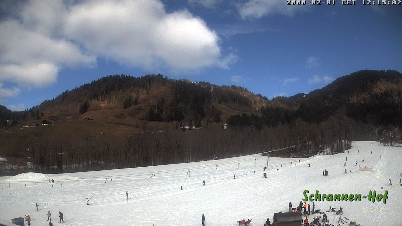 Archiv Foto Webcam Schoppernau: Schrannen-Hof